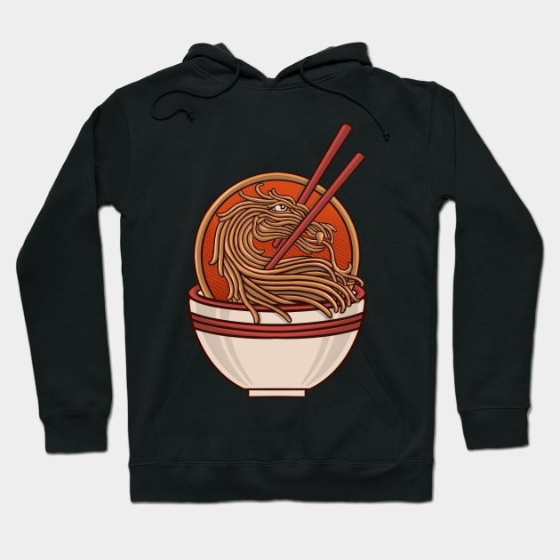 ramen mortal Hoodie by terror machine std